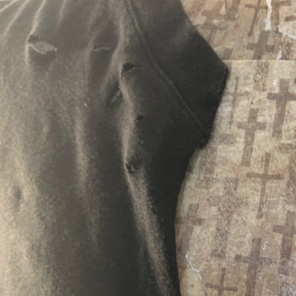 Helmut Lang Destroyed black tee - Picture 6 of 8